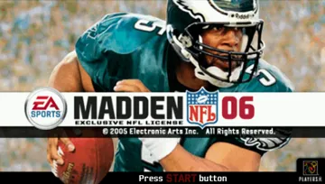 Madden NFL 06 (EU) screen shot title